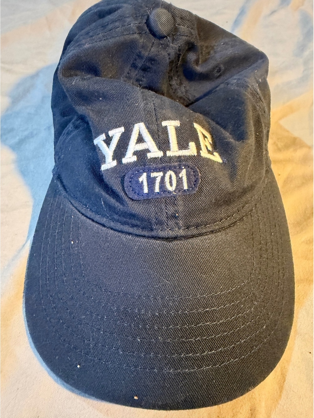 Legacy Yale 1701 Embroidered Black Baseball Cap